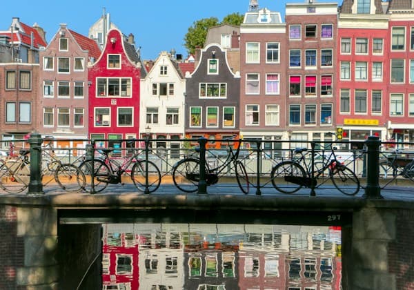 Amsterdam skyline