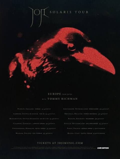 Joji in Köln cover